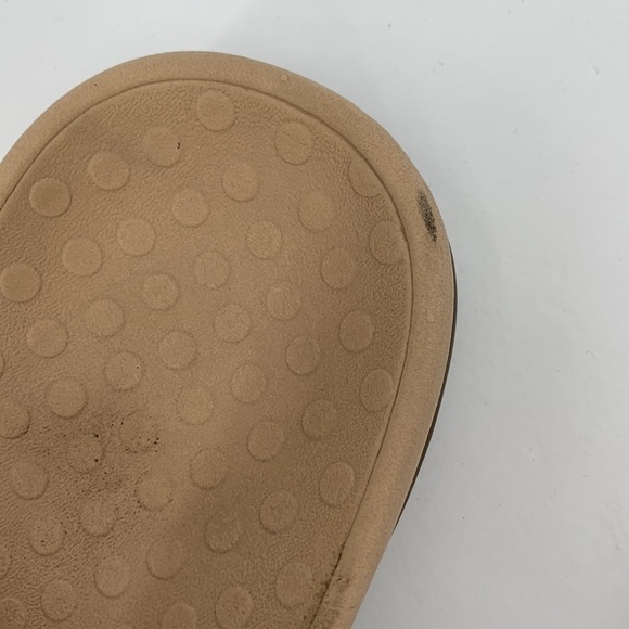 Vionic Morgan slide sandal shoe toe ring strap white cream comfort strappy 11 - Picture 7 of 7